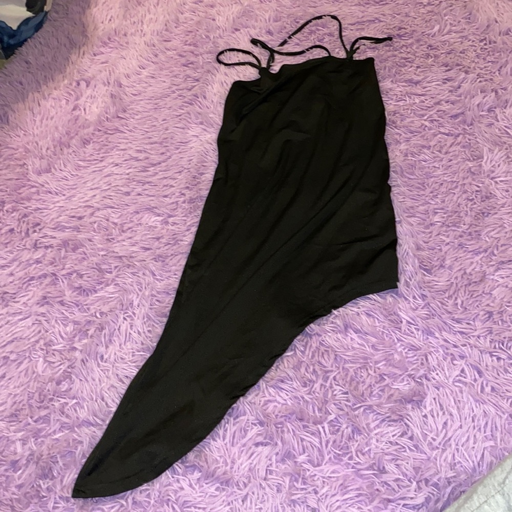 All black dress